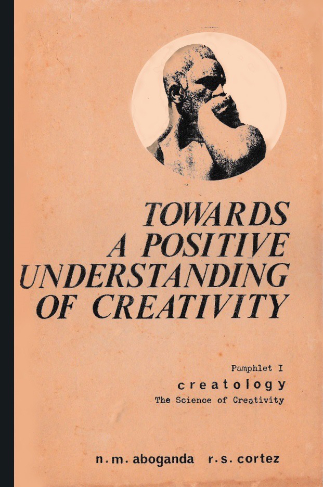 Towards a Positive Understanding of Creativity — Pamphlet I — cover